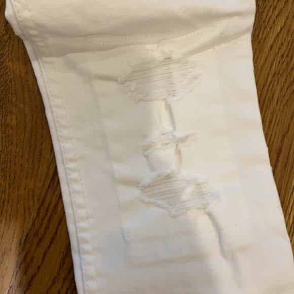 2 pairs abercrombie kids white and pink jeans - Picture 4 of 11